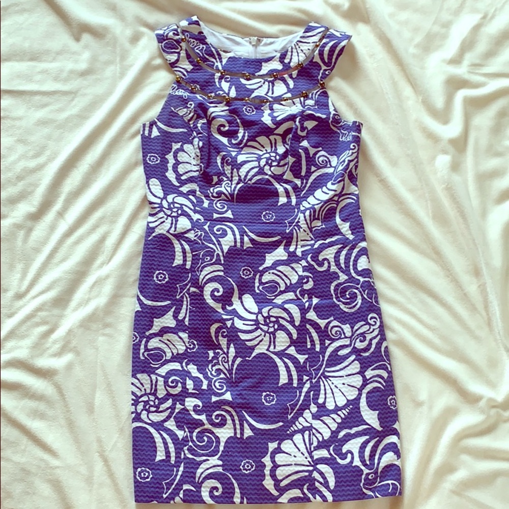 Lilly Pulitzer Dress sz00. Blue & white